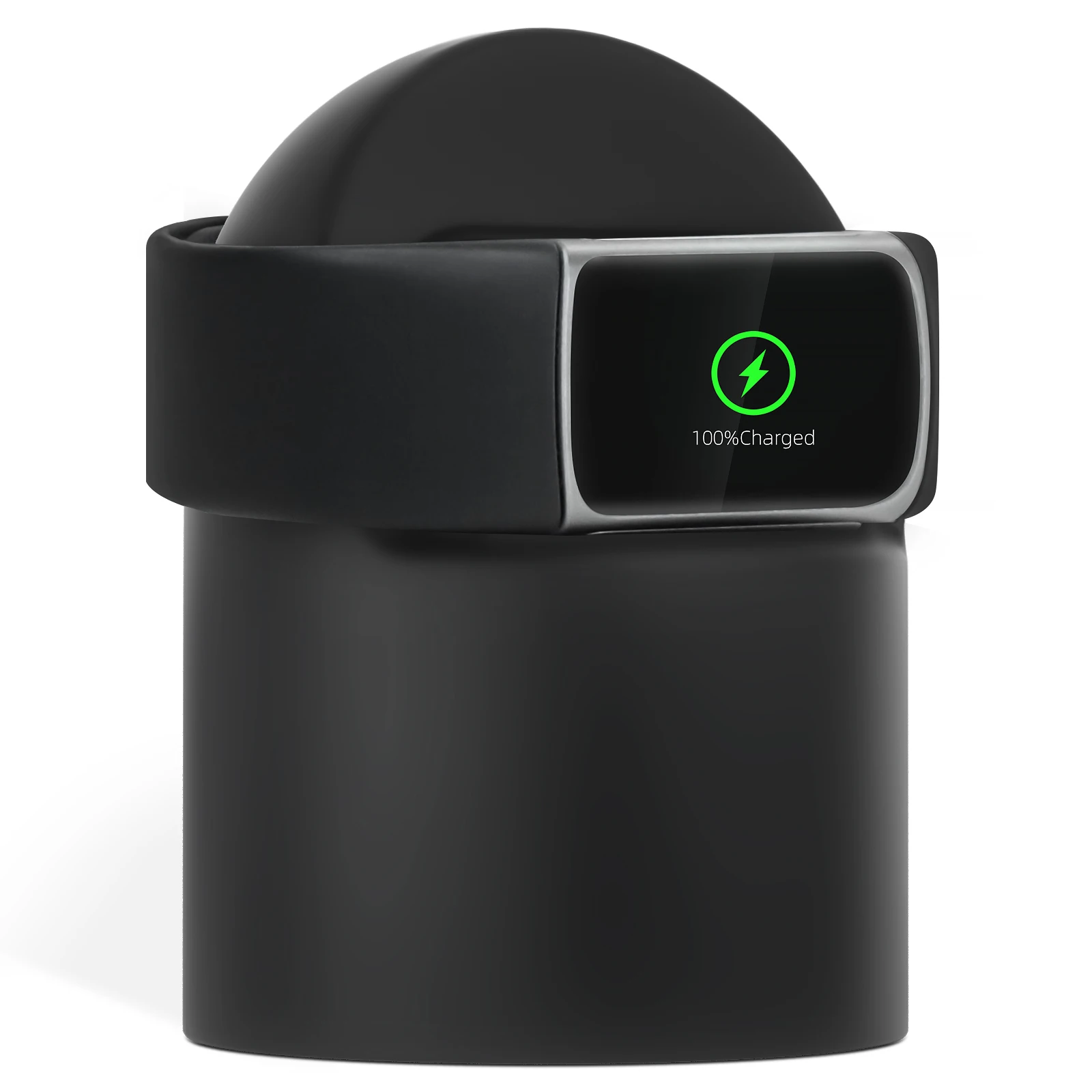 Fitbit Charge 6 Charge 5 Luxe용 실리콘 충전기 스탠드 충전 방법을 더욱 간편하게 만들어주는 컴팩트한 교체용 충전기 독
