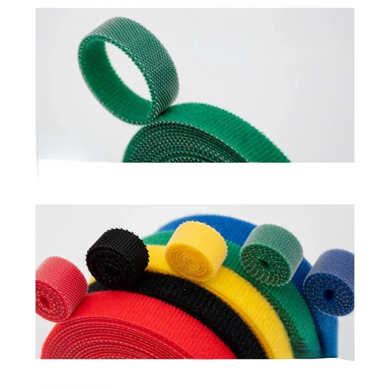 1pc Reusable Removable Data Cable Tie Multi-purpose Wire Organizer  Earphone Mouse Cord Storage Tape Plant Fixation Plant Straps