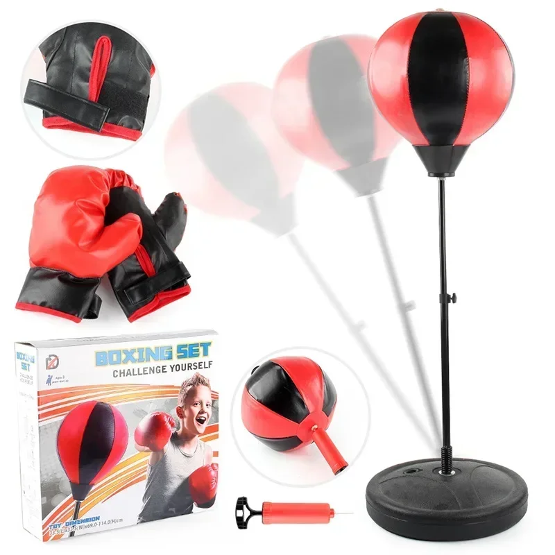 Table Boxing Training Ball Belt Chassis Household Boxing Ball Set Fitness Equipment Children's Learning Combination