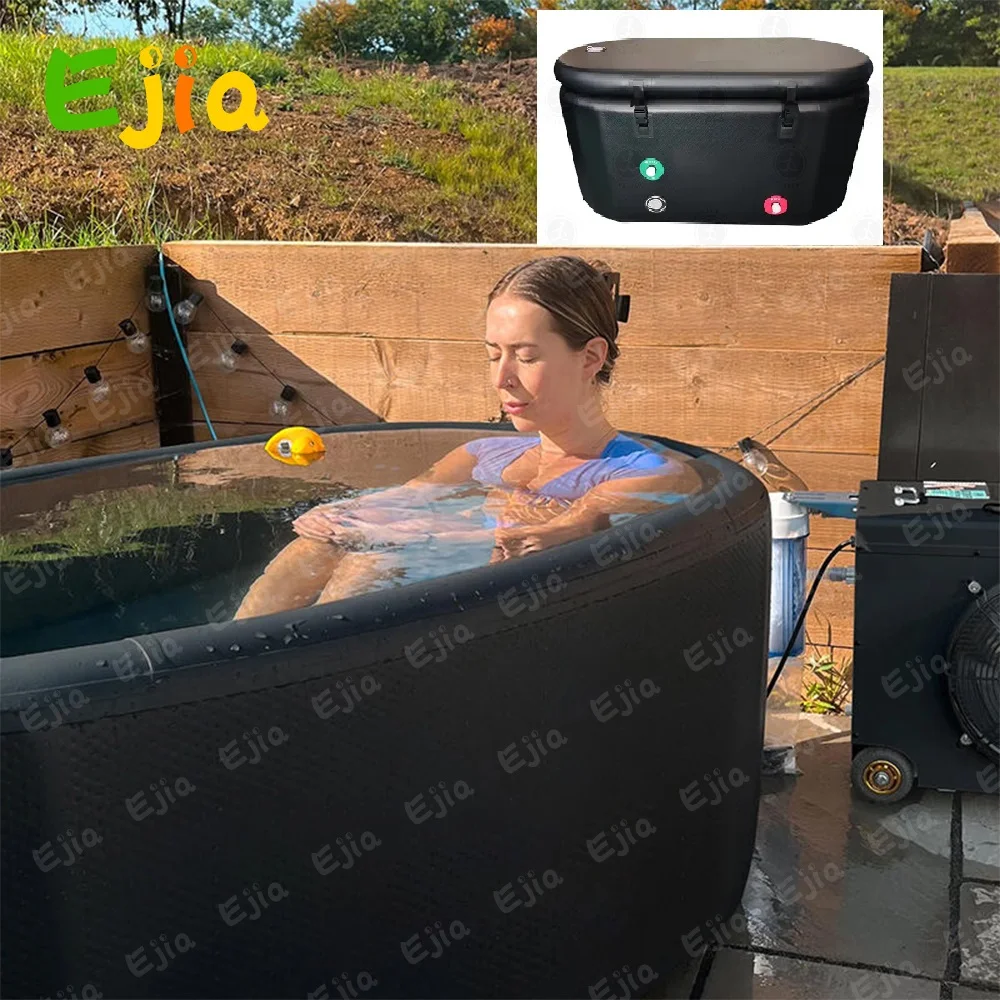 Hot Sale Iceman Pro Drop Shipping 132/196/150cm Inflatable Ice Baths Cold Plunge Bath Adult Inflatable Bath Tub With Hand Pump