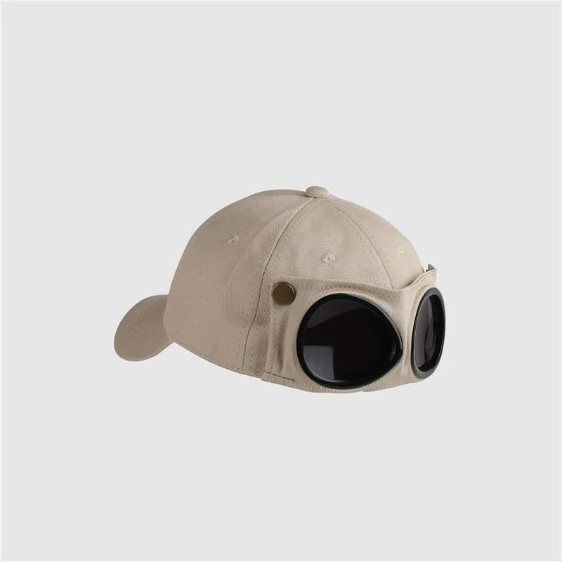 1 Stück Aviator Hat Koreanische Version der trendigen Brille Cap Sonnenbrille Baseball Cap Hip-Hop Persönlichkeit Cool Casual Summer Hat – Detail 18