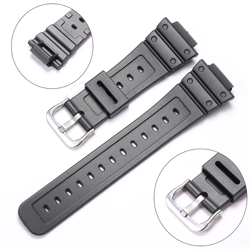 16mm Resin Strap with Pin Buckle - Durable and Stylish Band Bracelet