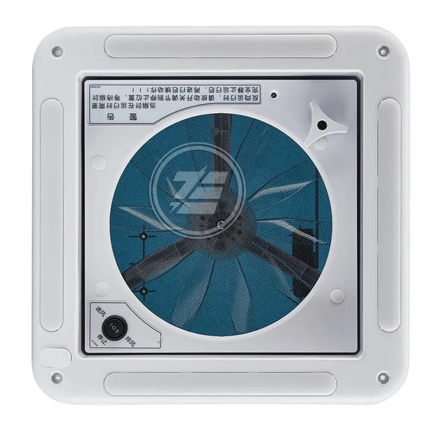 순수한 통풍 기능에 집중하는 LED 없는 12 볼트 팬