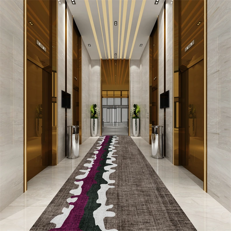 

Luxury Corridor Carpet Living Room Carpets Hotel Villa Stairway Non-Slip Mat Long Aisle Rugs For Hallway Decoration Bedroom