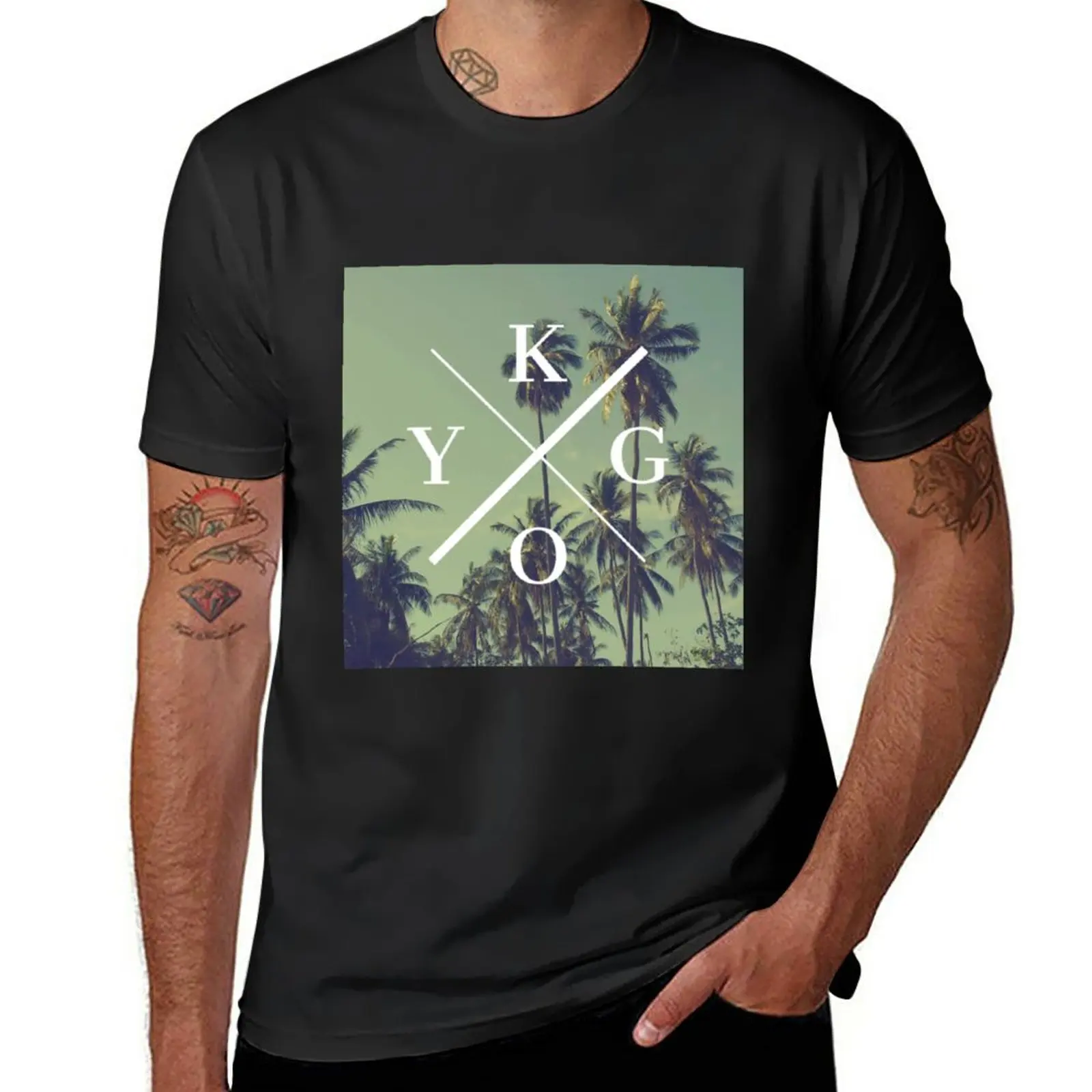 

New Tropical Kygo - Escape to Paradise T-Shirt vintage clothes black t shirt black t shirts mens clothes