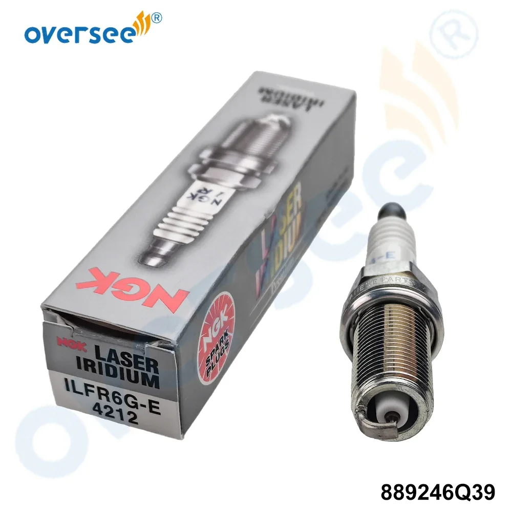 889246Q39 Spark Plug ILFR6GE for Mercury 150-400HP Outboard Motor (Original)