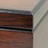 Dark Brown Walnut Wooden Tissue Paper Storage Dispenser Box, Multi Purpose Wood Cover Holder 5