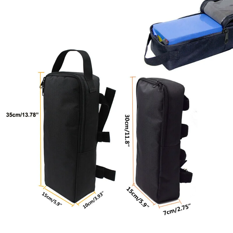 

17" 11.8" Electric Bike Case Bag Storage Bicycle Ebike Protective PVC Battery