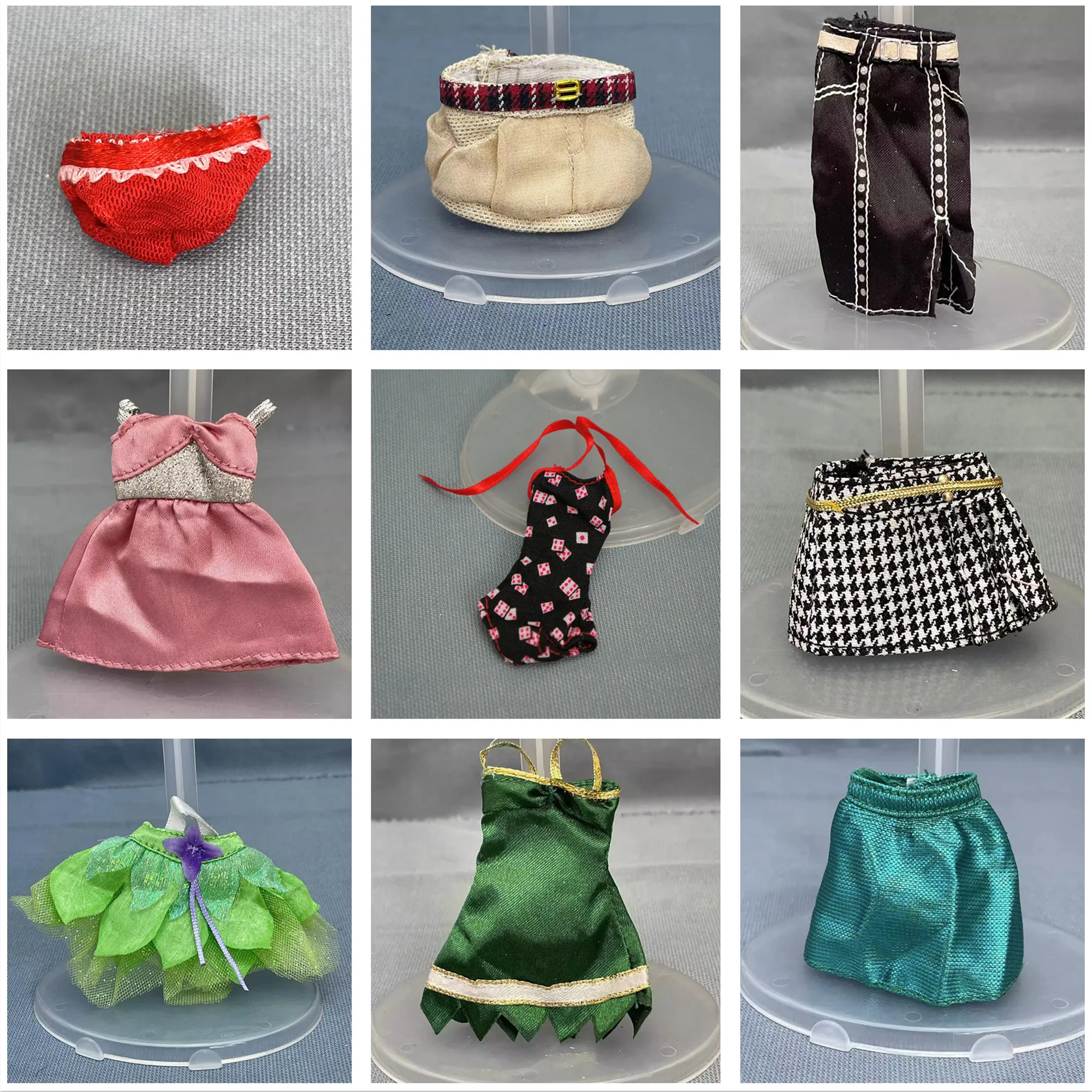 

many kinds of dresses skirt swimsuit for fashion cool doll high school doll ​ 30cm doll