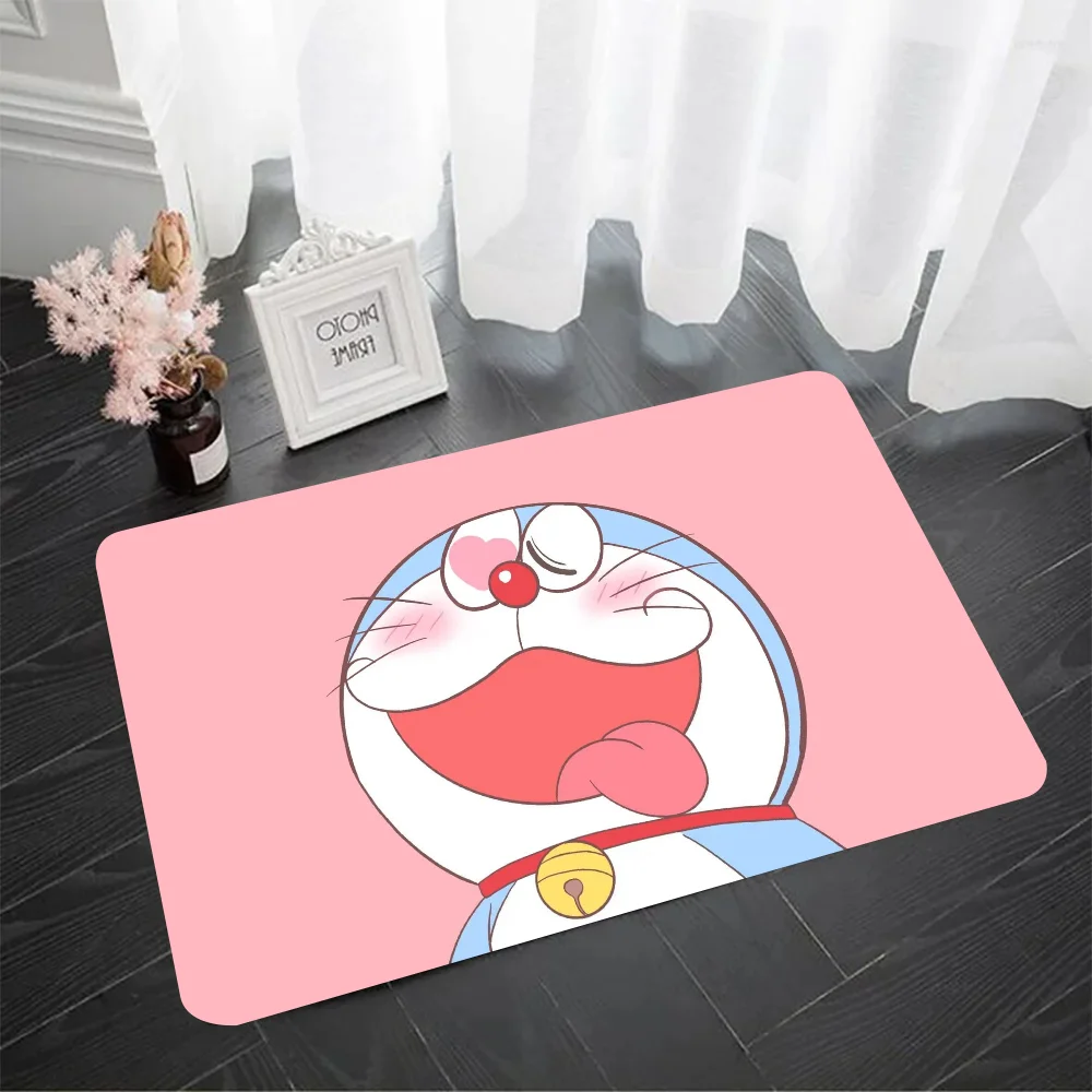Doraemon Anime Floor Mat Home Carpet Bathroom Foot Mat Absorbent Non-Slip Doormat
