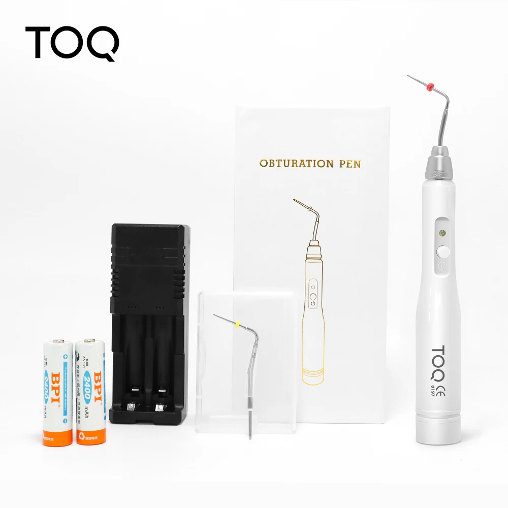 

Dental rechargeable Gutta Percha Obturation System Endo Heated Pen With 2 Tips Hot Melt Filling Dentist Lab Tools 110V 220V