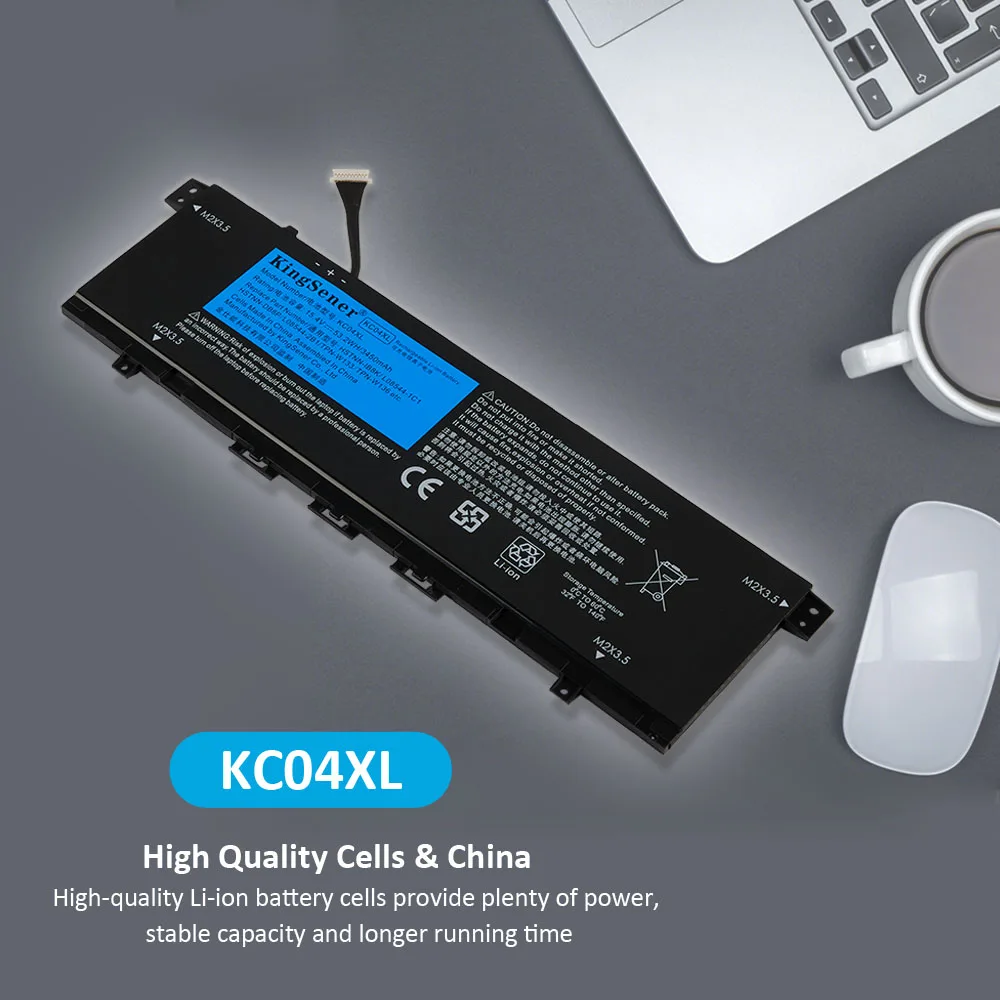 Bateria para hp Envy X360 13-ag 13m-aq 13-ah 13-aq0010tu 13-ah0010tx Hstnn-db8p Hstnn-ib8k L085442b1 L08496855 Kc04xl 53.2wh - Imagem 3