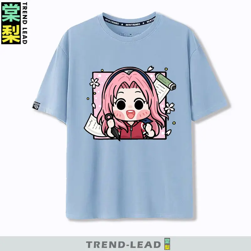 Kids' Trendy Naruto Cartoon Character Short Sleeve T-Shirt