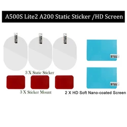 High-Performance Dash Cam Adhesive Sticker Set with Static Options - 3 Pack (A500S HD 3PCS)