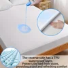 1pc Cooling Fitted Sheet made of 100% Cooling Nylon, Waterproof Bed Sheet Breathable Mattress Cover for Hot Sleepers in Summer 5