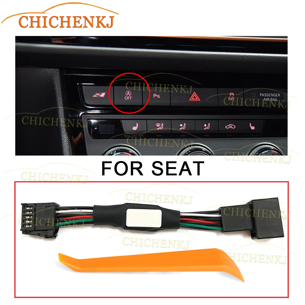 Per Seat Leon Mk3 Ateca Alhambra Arona Car Auto Stop Start Canceller Start Stop Engine Eliminator Plug & Play Stop Disabilita Il Cavo