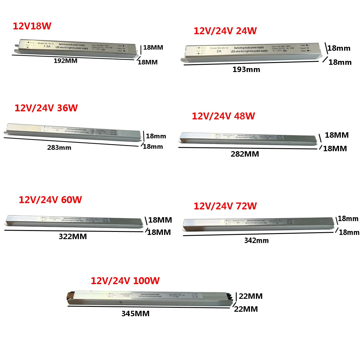 รูปสินค้า สวิตซ์ควบคุมไฟ LED 12-24V สำหรับ LED Strip 24-100W