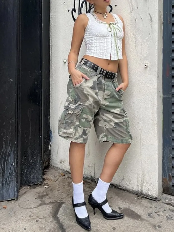 Canotta Estiva Donna In Pizzo - Bustier Crop Top Con Allacciatura Frontale, Elegante E Traspirante