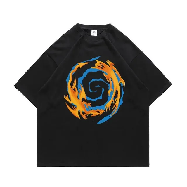 summer t shirt men print white color
