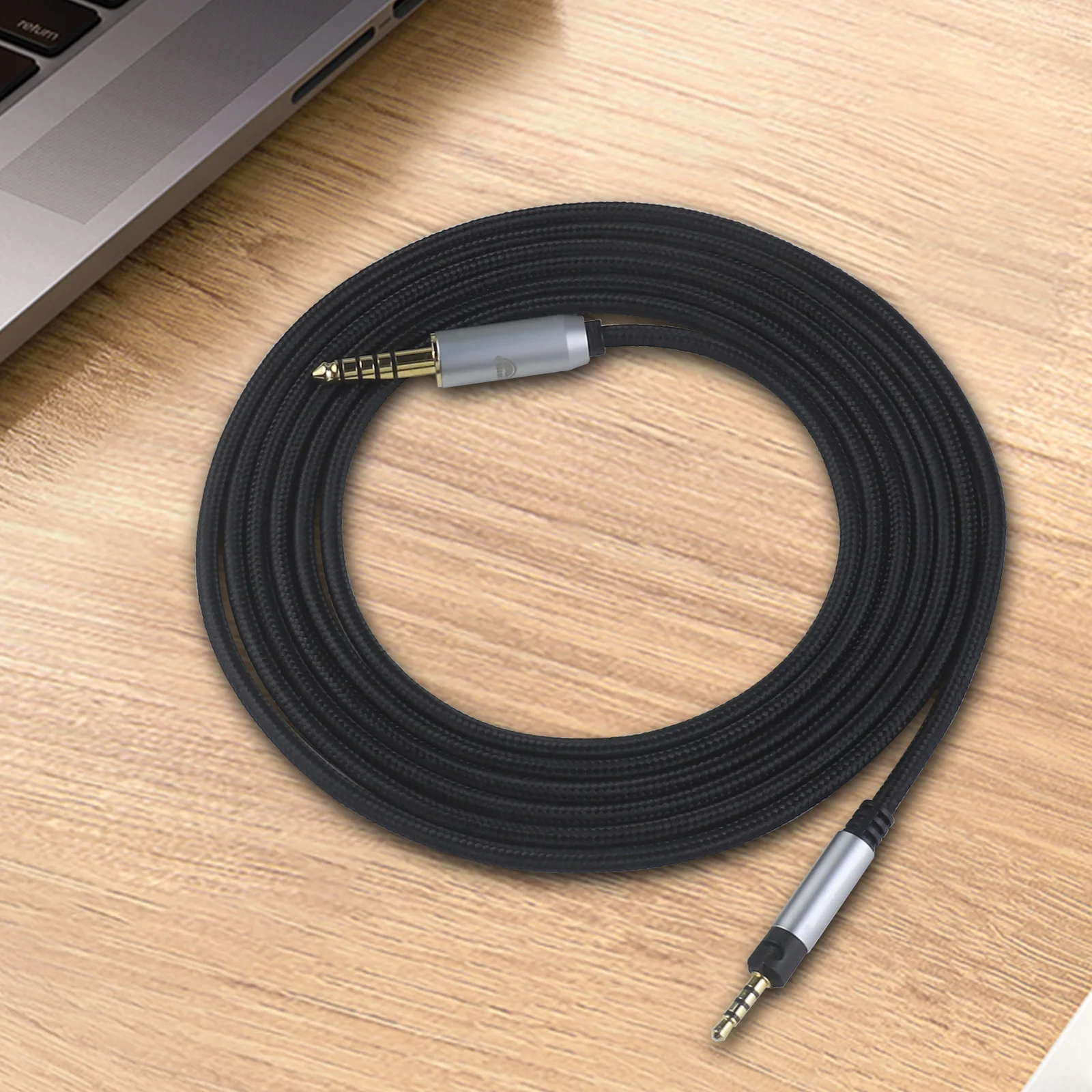Cabo de Plugue Reto em Pvc Okcsc Fone de Ouvido Hifi 44 mm 35 mm 25 mm Cotovelo Sennheiser Hd598 cs Hd558 Hd559 Hd569 Hd579 Hd518 Hd599 - Image 2