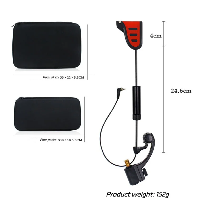 Topline-32 MR Carp Fishing Swingers 4 In Box For Fishing Alarms Bite Indicator