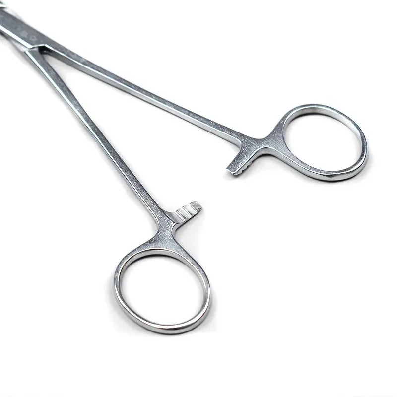 Needle Clamp Holder Stainless Steel Medical Stitching Forceps Surgical Pliers For Holding Suture Needle 18cm