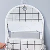 Fabric Hanging Storage Bag for Dormitory Wall Mounted Wall Door Bags Dual-Pocket Side Mesh Organizer Book Magazine Phone Holder 1