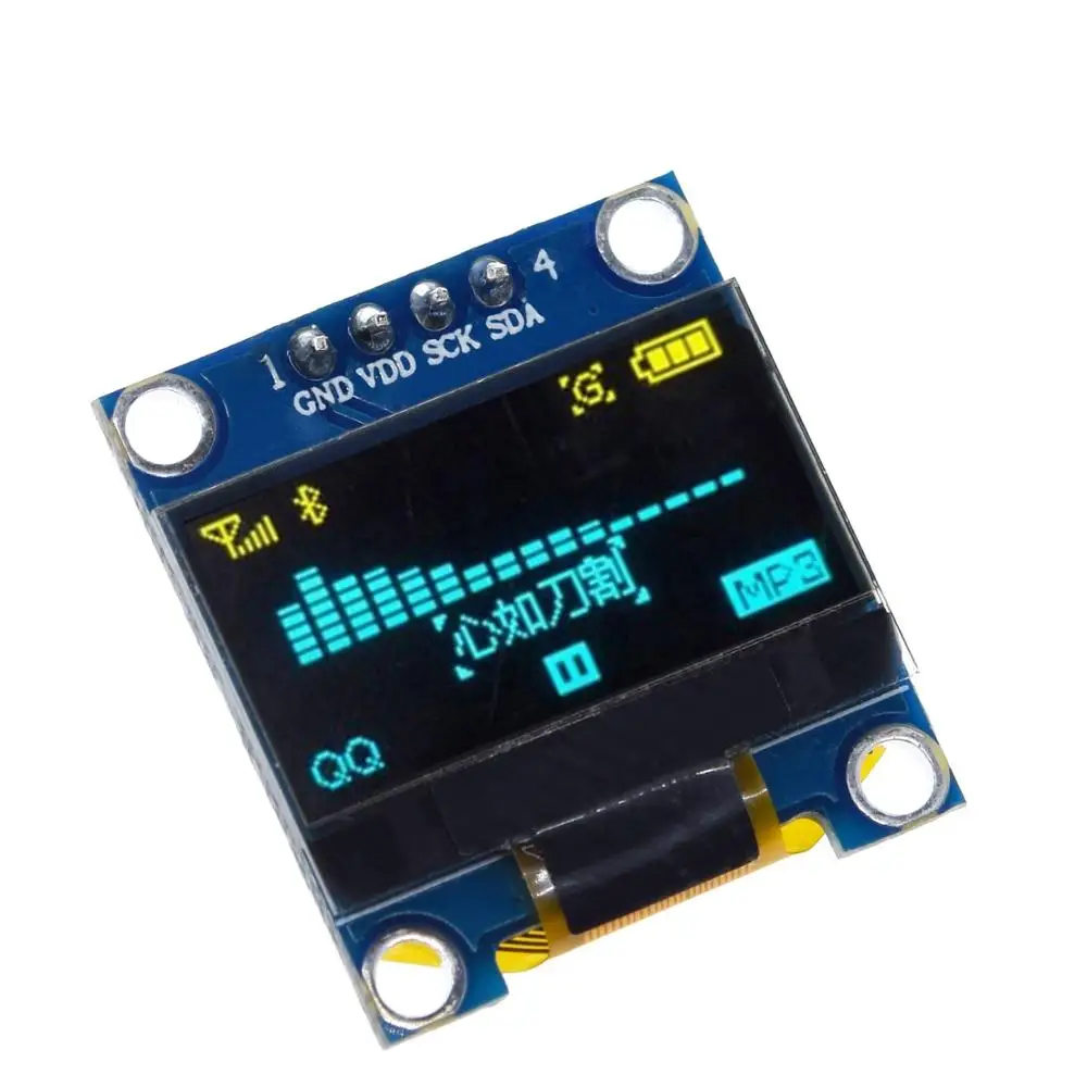 0.96 inch IIC SPI Serial 7/4Pin OLED Display Module SSD1306 12864 LCD Screen Board for Arduino oled display module lcd display module display module oled development board