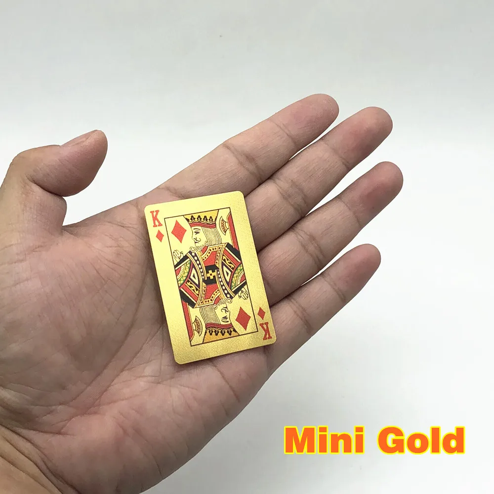 Mini Poker Playing Cards Plastic Waterproof playing cards plastic playing cards