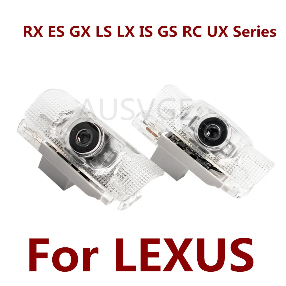 2PCS LED Door Projection Lights For Lexus RX300 RX350 RX450h 2013-2022 - Ghost Shadow Welcome Lights