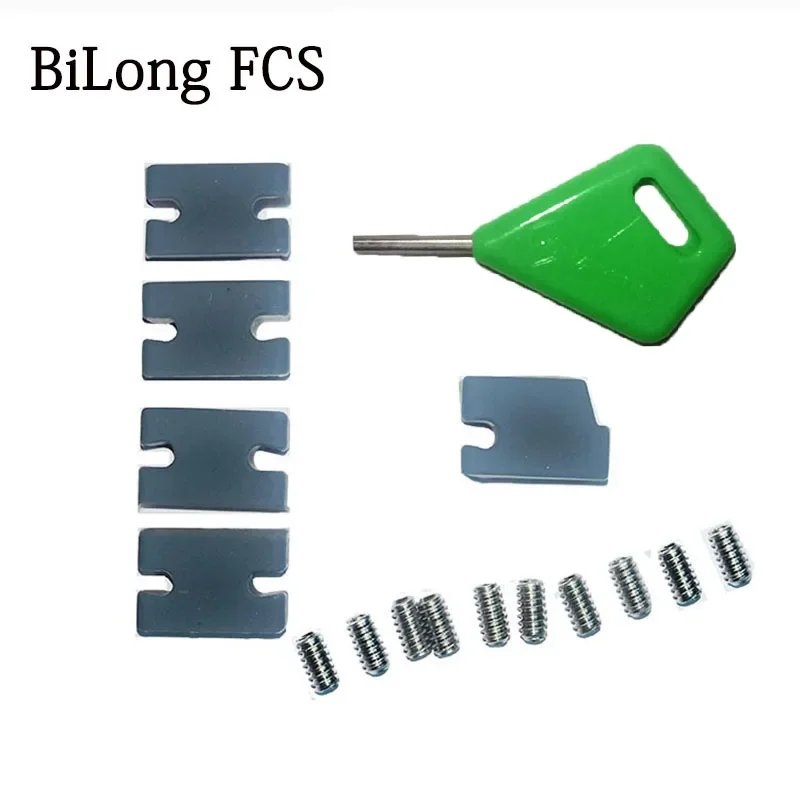 BiLong FCS II Compatibility Kit Tab Infill Kit Tab BiLong FCS II Fin Box Fin Key Grub Surfboard Screws Accesorios Surf