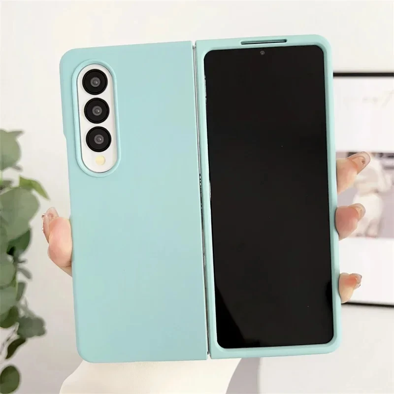 Phone Case Phone Protector Cover Original Liquid Silicone Plain for Samsung Galaxy Z Fold 4 5