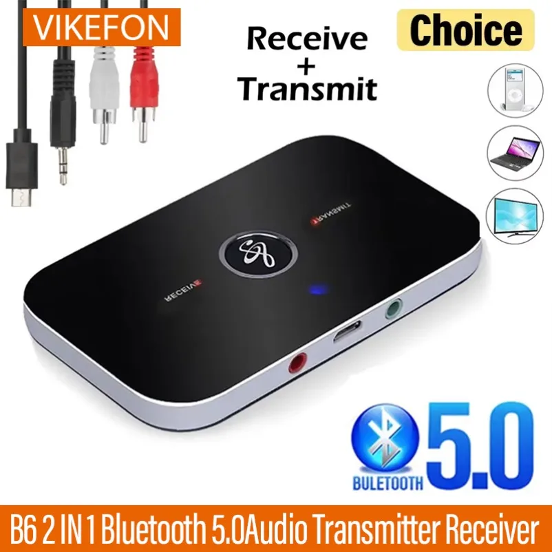 B6 Bluetooth Transmitter Receiver For Car Kit PC TV Headphone