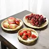 5pcs/set Handmade Weaving Bamboo Sieve Raft Round Storage Trays Basket DIY Home Decor Fruit Bread Basket Kitchen Storage 5
