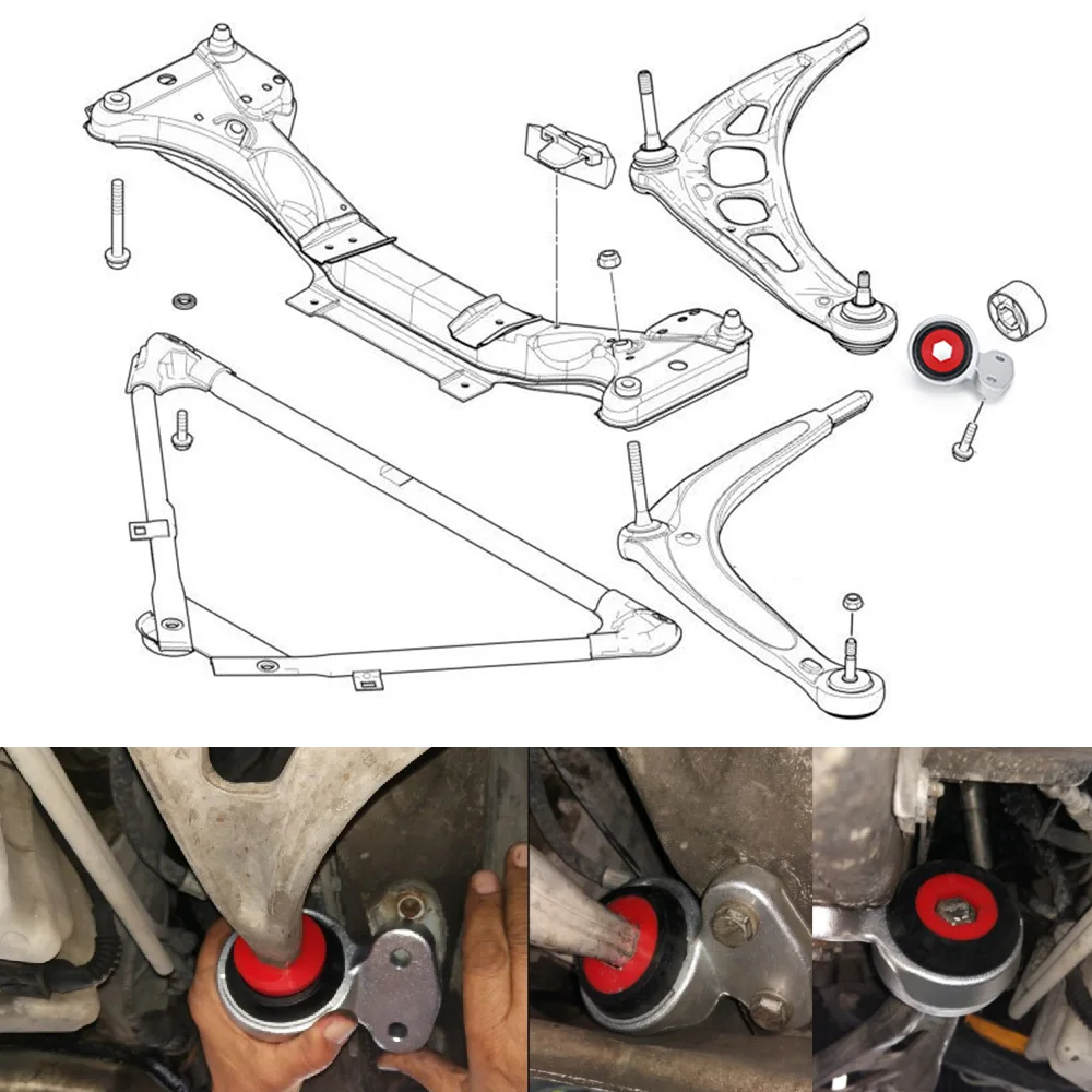 Control Arm Bushings Kit Front Control Arm Bushings For BMW E46 E85 325i 330i Z4