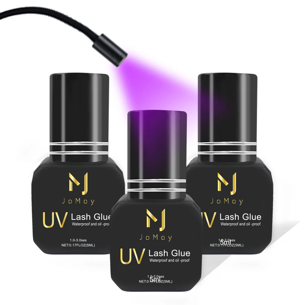 JOMAY Lash Glue UV Lash Glue 5ml Eyelash Extension Adhesive Long Lasting Fast Dry Korean Glue 1S 6