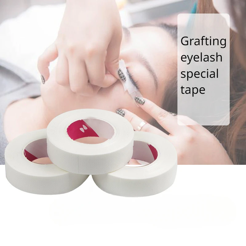 Eyelash Extension Tape Eyelash Accessories Eyelash Extension Supplies Eyelash Extension Lint Breathable Cloth Adhesive Tape Medical Paper Tape For False Lashes Patch Makeup Tools