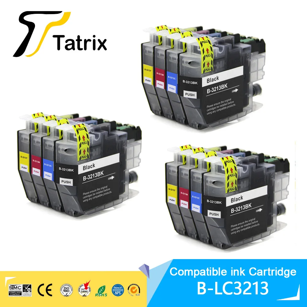 

Tatrix Compatible ink Cartridge for Brother 3213XL LC3213 suit for Brother DCP-J572DW/DCP-J772DW/DCP-J774DW/MFC-J491DW/J497