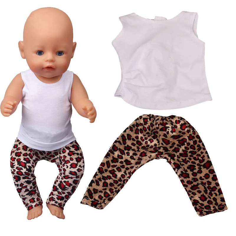 Baby Born 43 cm Clothes 17 Inch Doll Outfits Fashion Leggings Suit Handmade Girl Clothes for Doll Accessories DIY Toys Gifts barbie doll clothes,doll clothes accessories,doll clothes,doll accessories