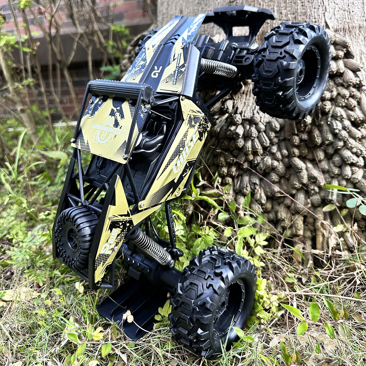 Metal RC Car  40 CM Remote Control Cars Radio Buggy Truck Racing Drift with Led Lights Toys Gift for Boys Girls Children Kid 5