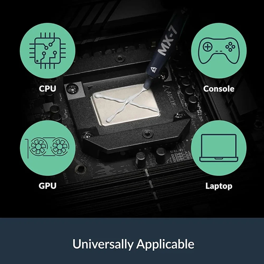 MX-7(4g/8g) CPU, 콘솔, 그래픽 카드, 노트북용 최고 성능 열전도 페이스트, 매우 높은 열전도율