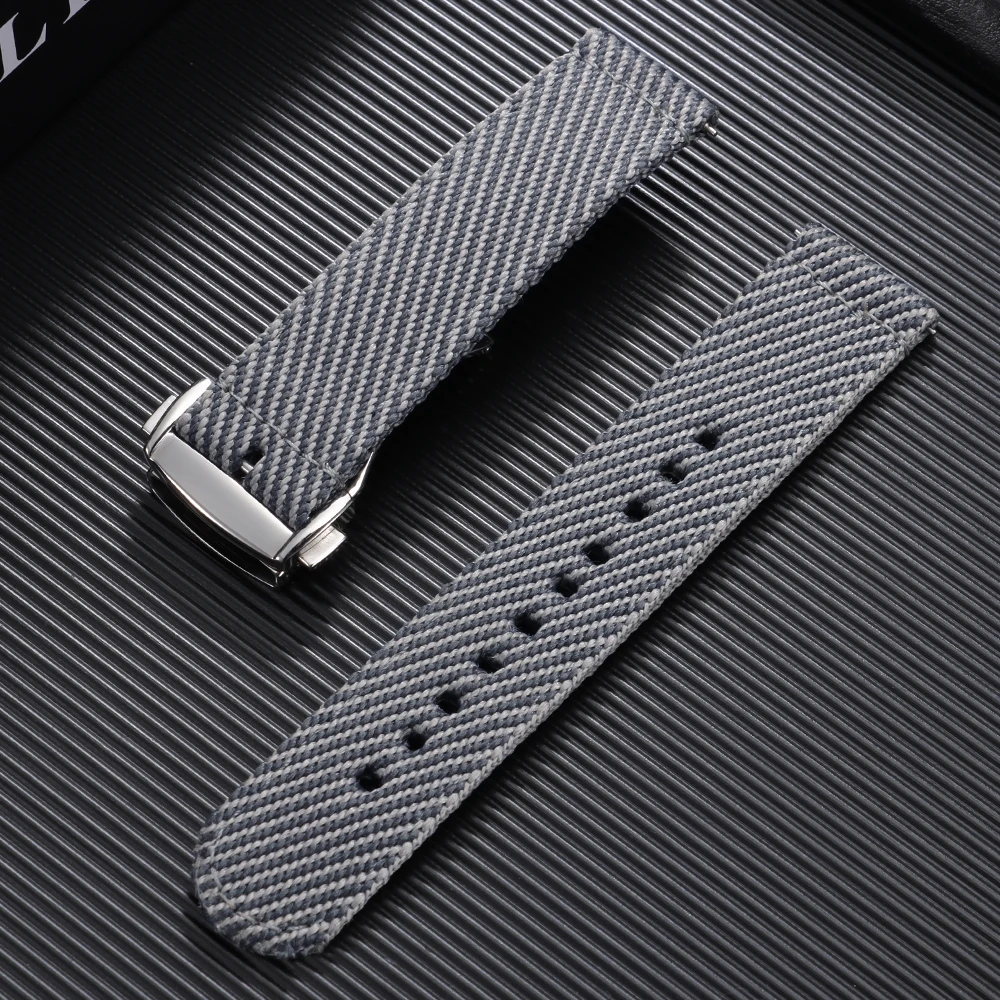 20mm Nylon Sports Watch Strap Soft Replacement Band