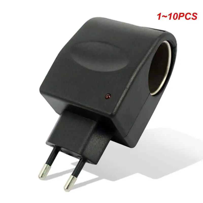 

1~10PCS EU 220V To 12V DC Car Power Adapter Socket Converter Car Cigarette Lighter For Automobile Wall Socket Splitter