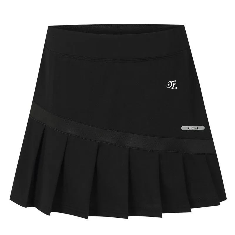 

Women's sports short skirt quick drying golf tennis pants skirt fake two-piece set half body quick drying pleated skirt summer