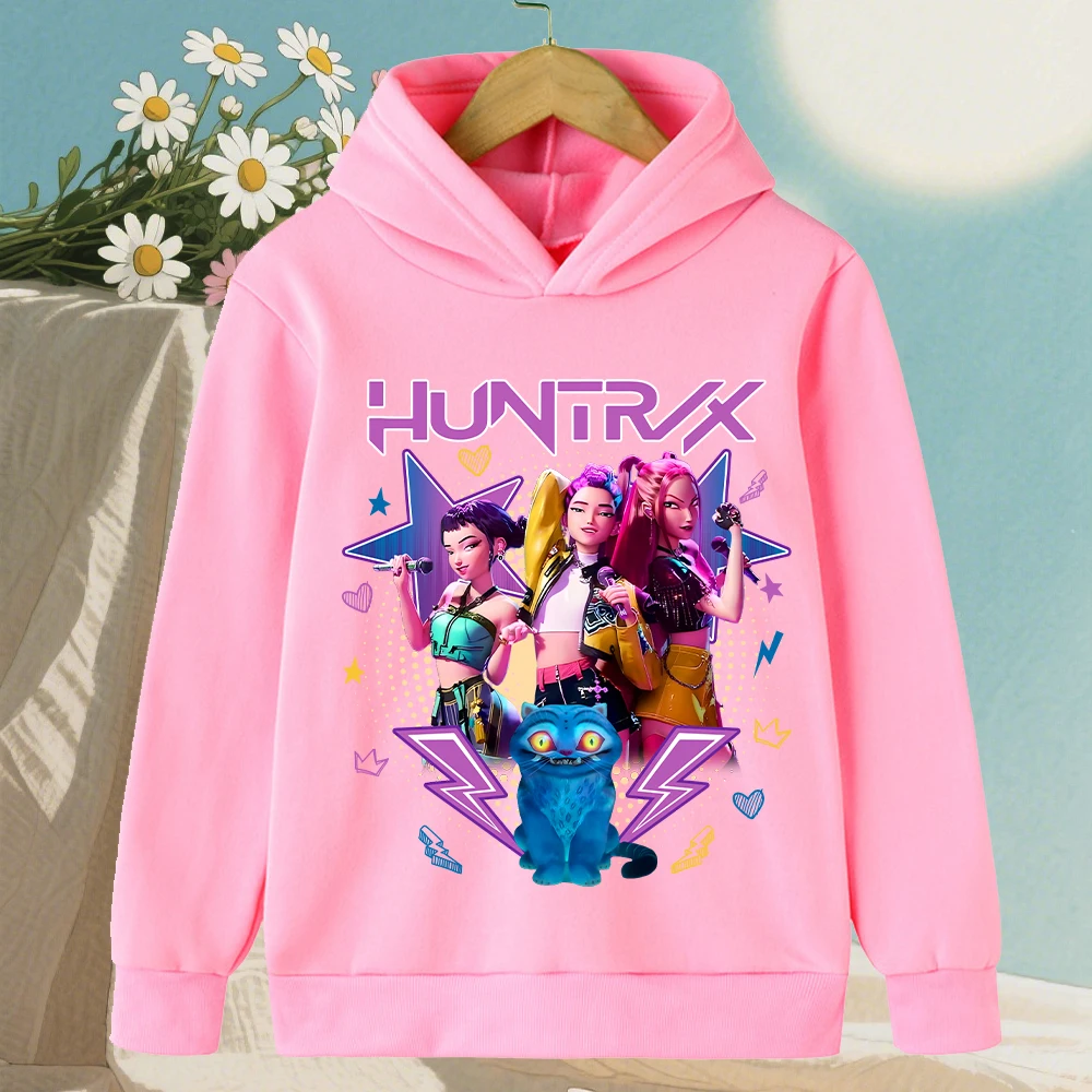 KPop Devil Hunter Hoodies - Trendy Warm Sweaters for Boys and Girls