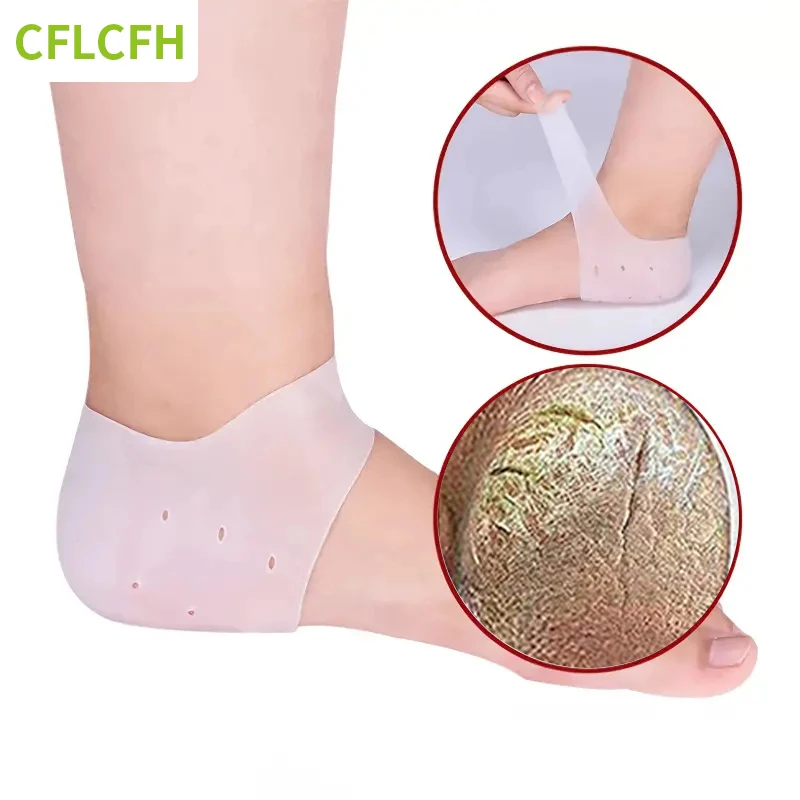 

Foot Care Socks Silicone Gel Anti Dry Cracking Pain Relief Dead Skin Removal Moisturizing Exfoliating Protector Feet Tools
