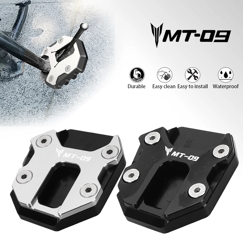 Motorfiets Zijstandaard Verlengstuk Pad Voor Yamaha TRACER 7 GT 2021 2022 2023 TRACER7 Kickstand Vergroter Ondersteuning Plaat