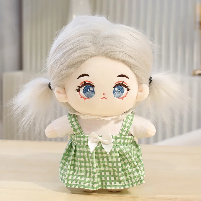 thumbnail image 1 of Muñecos de peluche de 20cm para niños, figuras de algodón de personajes de Anime, juguetes personalizados, regalo de cumpleaños, 1 of 5