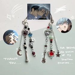 Anime Alien Heart Bow Keychain & Phone Charm - Versatile Backpack Decoration & Gift Accessory (AS - Phonechain - 14)
