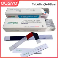 Dental Hydrophobic Articulating Paper Double-Sided Bite Strips Thick Thin Teeth Care Whitening for Occlusal and Interproximal 1